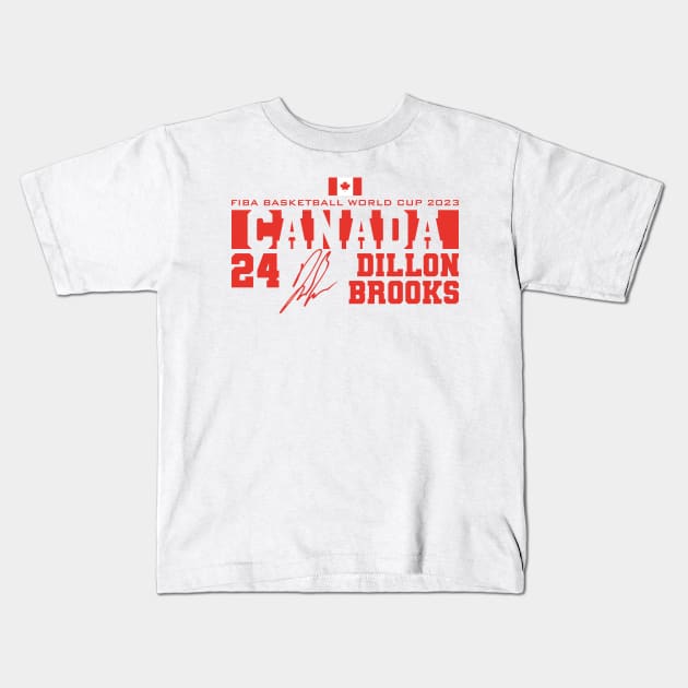 Brooks - Canada - 2023 Kids T-Shirt by Nagorniak